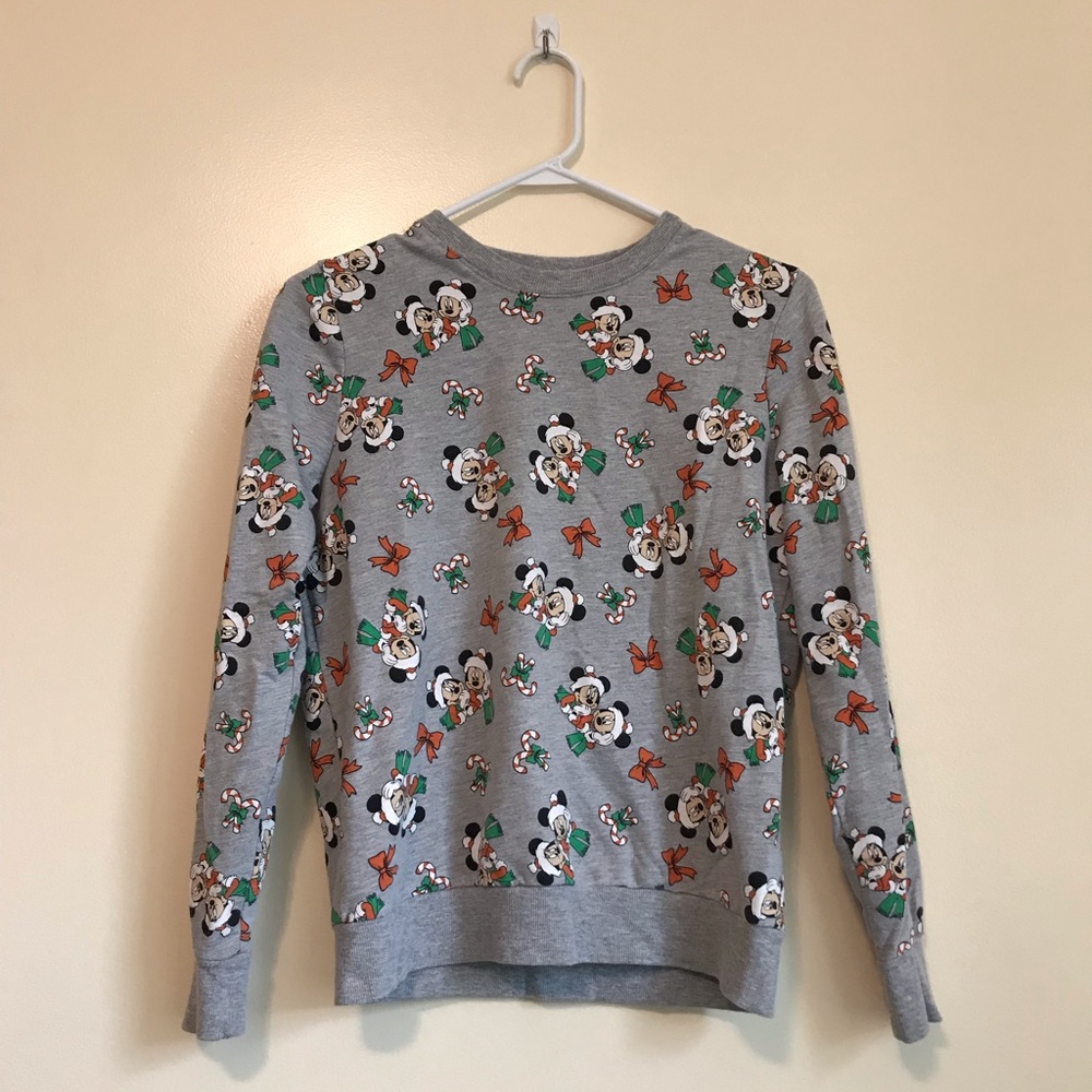 Disney Mickey and Minnie Mouse Christmas crewneck